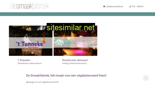 desmaakfabriek.nl alternative sites