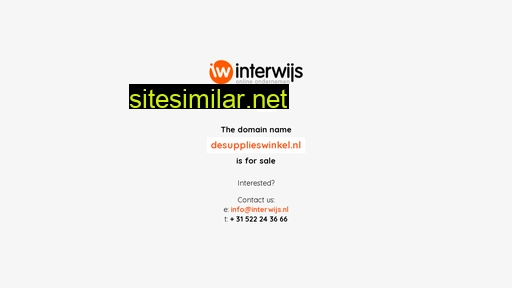 desupplieswinkel.nl alternative sites