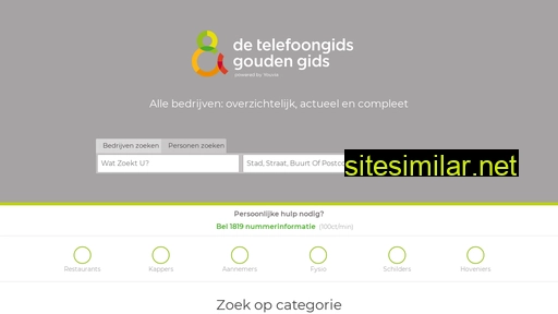 detelefoongids.nl alternative sites