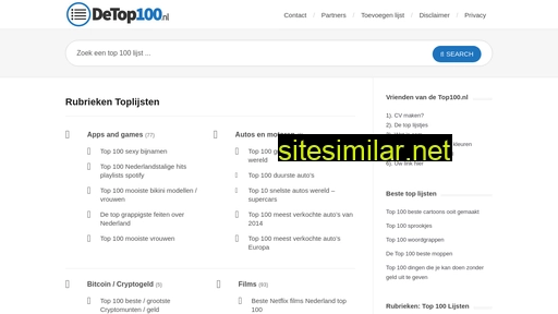 detop100.nl alternative sites