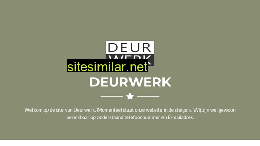 deurwerk.nl alternative sites