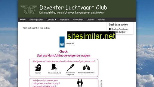 deventerluchtvaartclub.nl alternative sites