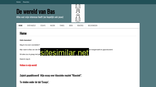 dewereldvanbas.nl alternative sites