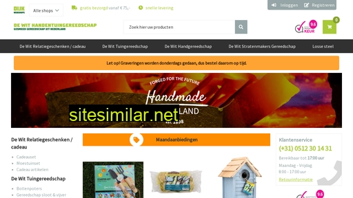 dewithandentuingereedschap.nl alternative sites