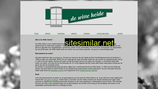 dewitteheide.nl alternative sites