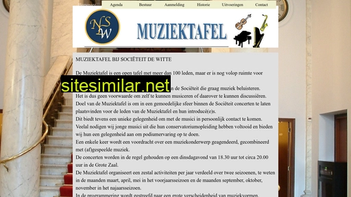 dewittemuziektafel.nl alternative sites