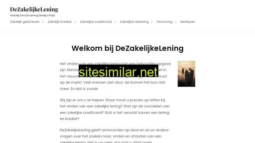 dezakelijkelening.nl alternative sites