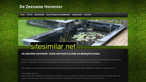 dezeeuwsehovenier.nl alternative sites