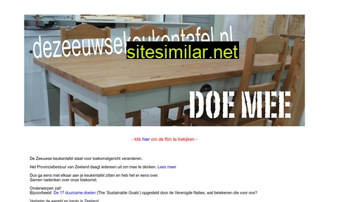 dezeeuwsekeukentafel.nl alternative sites