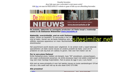 dezonvanitalie.nl alternative sites