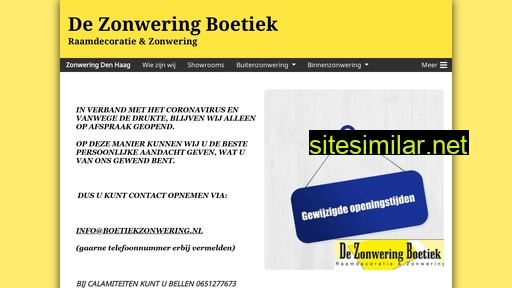 dezonweringboetiek.nl alternative sites