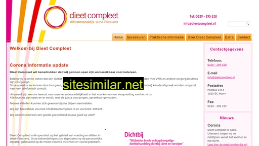 dieetcompleet.nl alternative sites