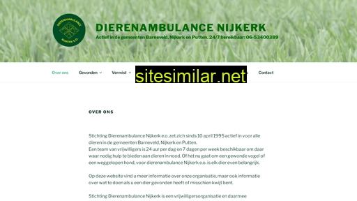 dierenambulancenijkerk.nl alternative sites