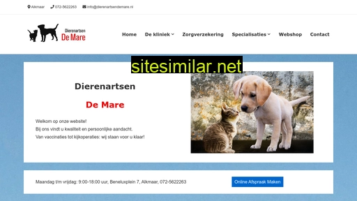 dierenartsendemare.nl alternative sites