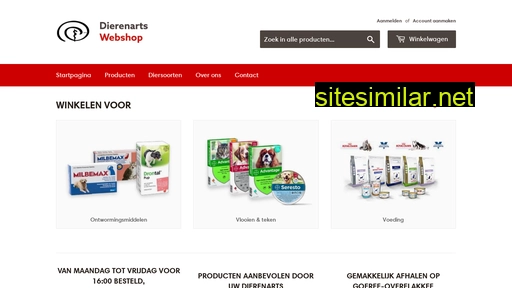 dierenartswebshop.nl alternative sites