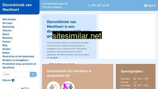 dierenkliniekvanmontfoort.nl alternative sites