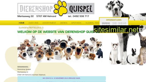 dierenshopquispel.nl alternative sites
