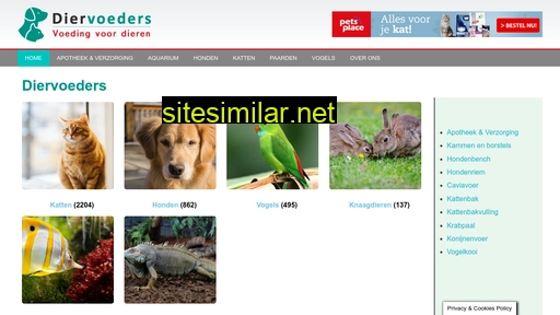 diervoeders.nl alternative sites