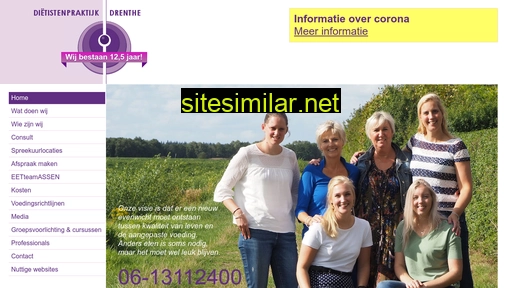 dietistenpraktijkdrenthe.nl alternative sites