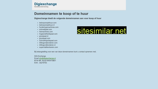 digiexchange.nl alternative sites