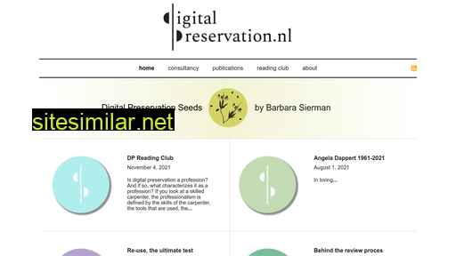 Digitalpreservation similar sites