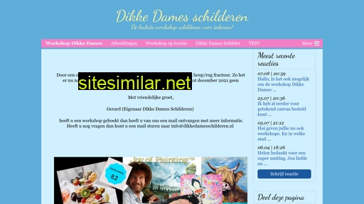 dikkedamesschilderen.nl alternative sites