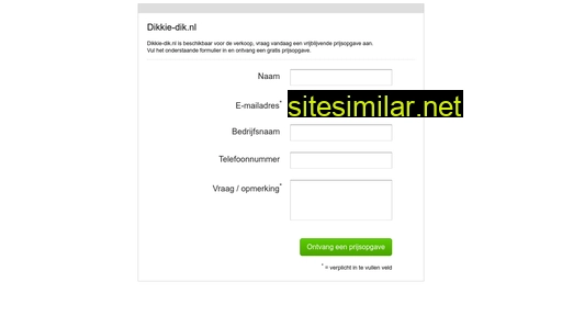 dikkie-dik.nl alternative sites