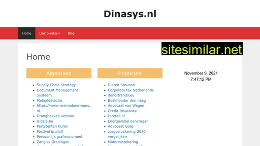 dinasys.nl alternative sites