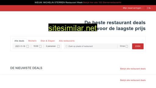 dinner-in-amsterdam.nl alternative sites