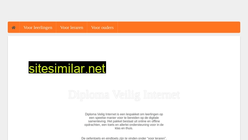 diplomaveiliginternet.nl alternative sites
