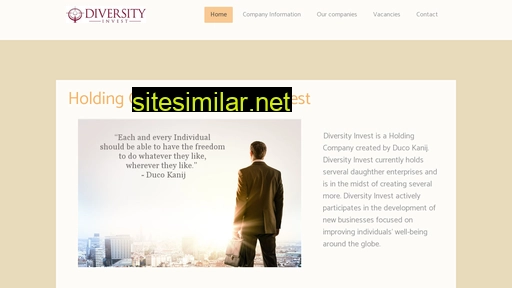 diversity-invest.nl alternative sites