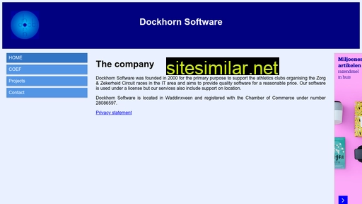 Dockhornsoftware similar sites
