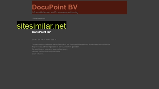 docupoint.nl alternative sites