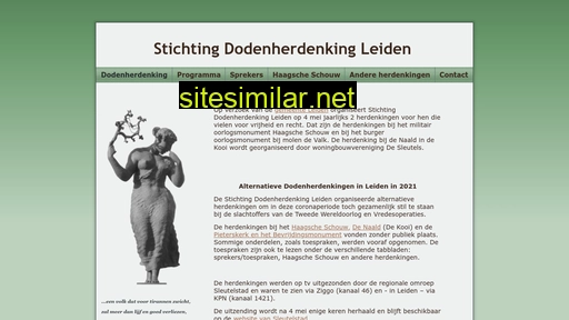 dodenherdenkingleiden.nl alternative sites