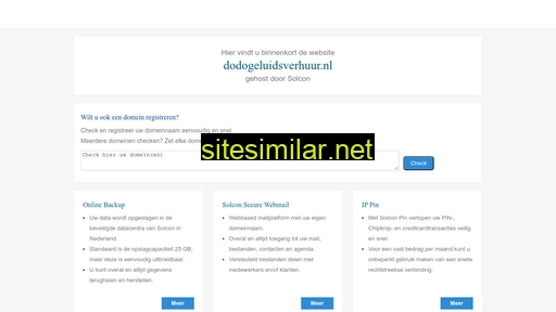 dodogeluidsverhuur.nl alternative sites