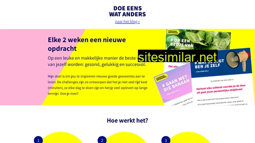 doeeenswatanders.nl alternative sites