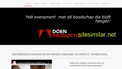 doenprodukties.nl alternative sites