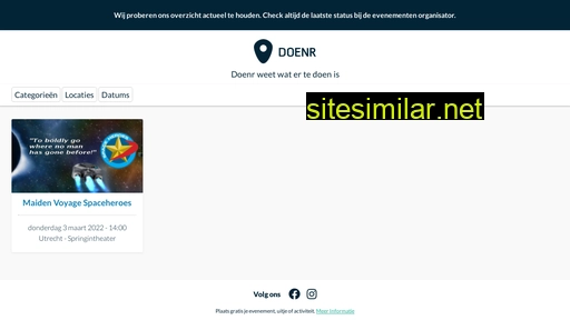 doenr.nl alternative sites