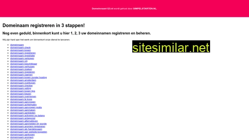 domeinnaam123.nl alternative sites