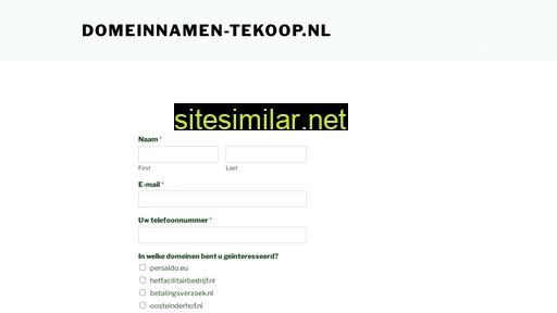 domeinnamen-tekoop.nl alternative sites