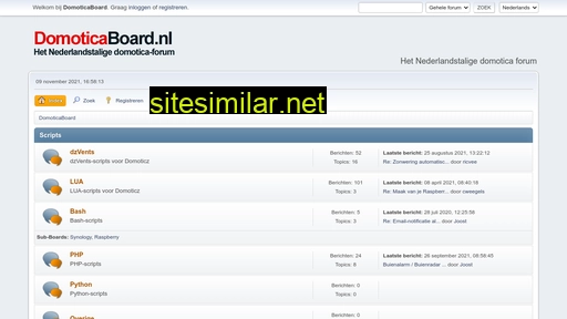 domoticaboard.nl alternative sites
