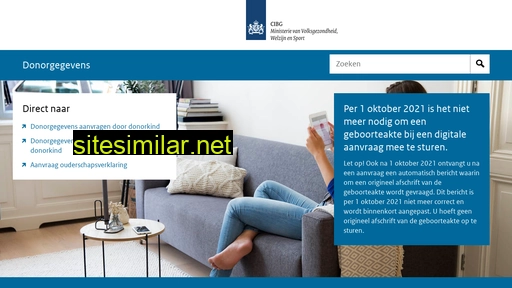 donorgegevens.nl alternative sites