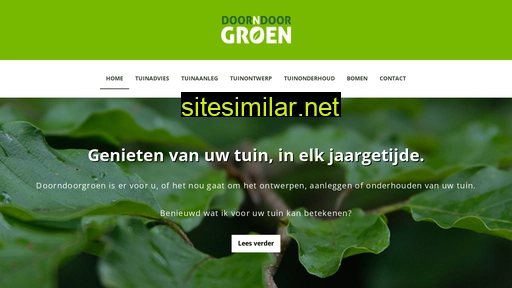 doorndoorgroen.nl alternative sites