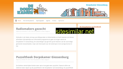 dorpskamergiessenburg.nl alternative sites