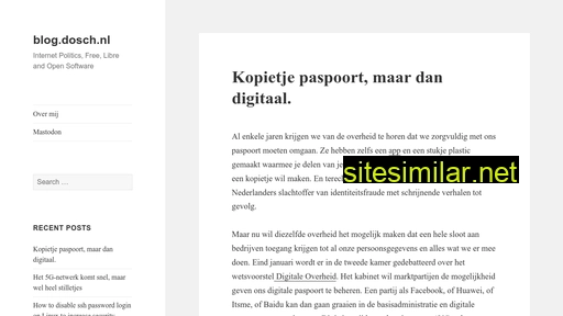 dosch.nl alternative sites