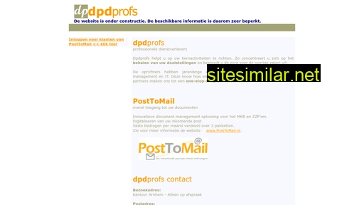 dpdprofs.nl alternative sites