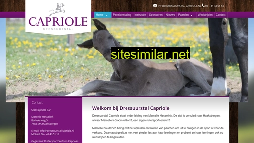dressuurstal-capriole.nl alternative sites