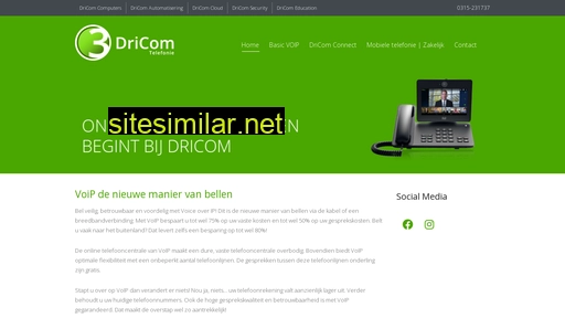 dricom-telefonie.nl alternative sites