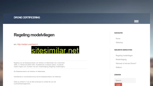 drone-certificering.nl alternative sites