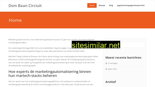 dsmbaancircuit.nl alternative sites